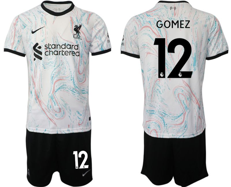 Men 2022-2023 Club Liverpool away white 12 Soccer Jersey